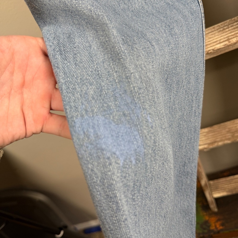 Vintage 2010 Levi 505 Zip Fly Relax‎ Fit Blue Denim Jeans 31x27.5 - Picture 5 of 8